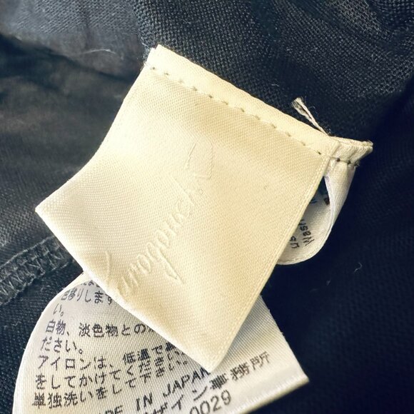 Mame Kurogouchi Black Cotton Jersey Dress - Picture 5 of 7